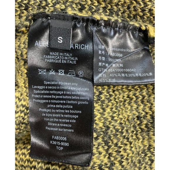 ALESSANDRA RICH Metallic Checked Knitted Vest - Picture 7 of 7